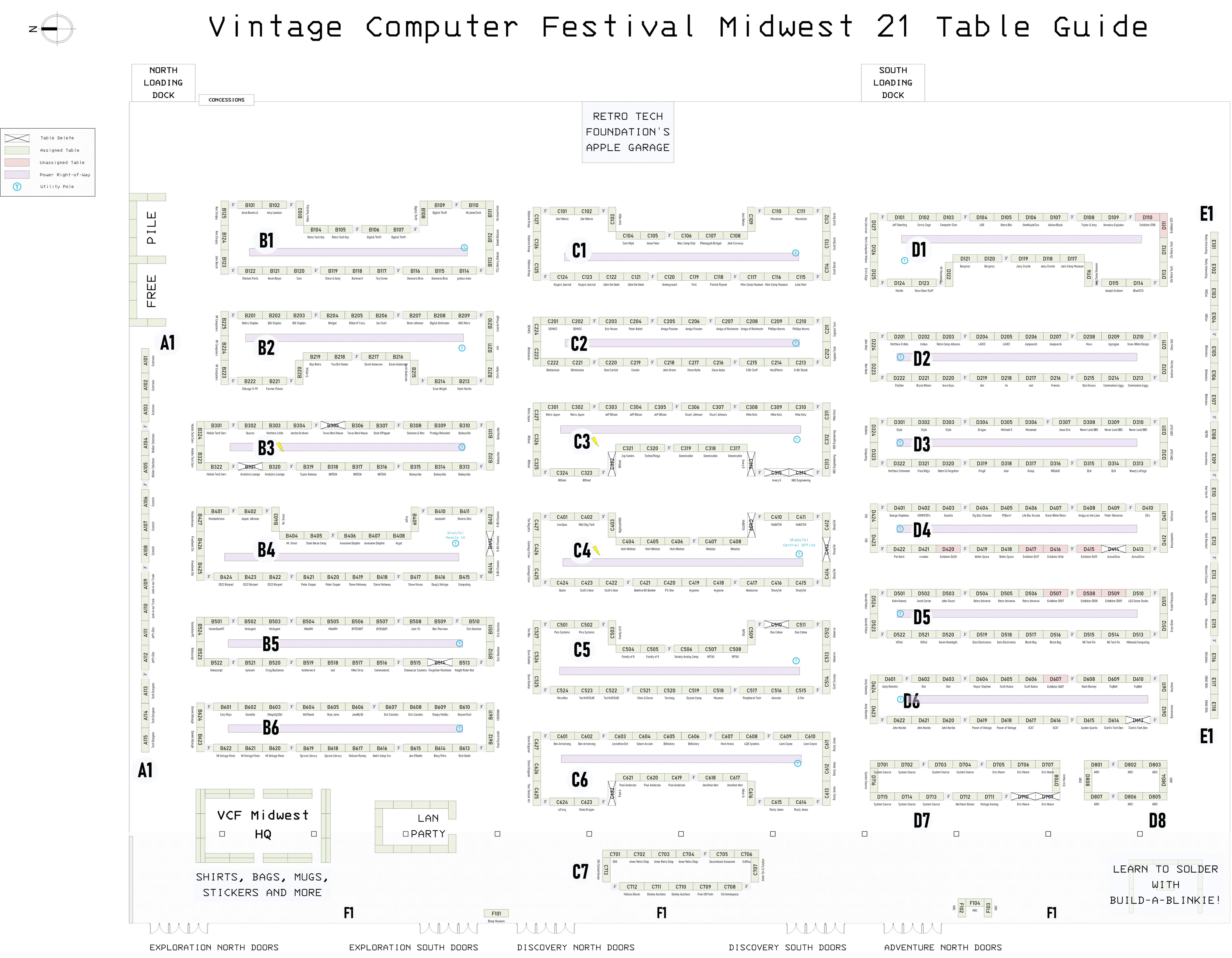 VCF Midwest 21 table plan